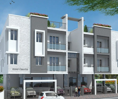 2 BHK flat for sale in Sholinganallur with car parking and lift